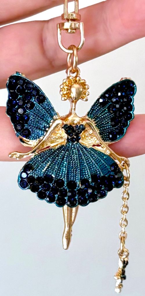 Magic Fairy Rhinestone Bag Charm/Keychain