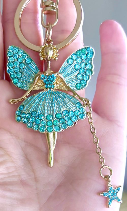 Magic Fairy Rhinestone Bag Charm/Keychain