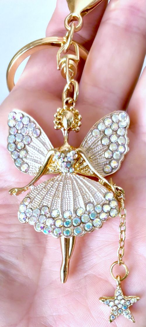Magic Fairy Rhinestone Bag Charm/Keychain