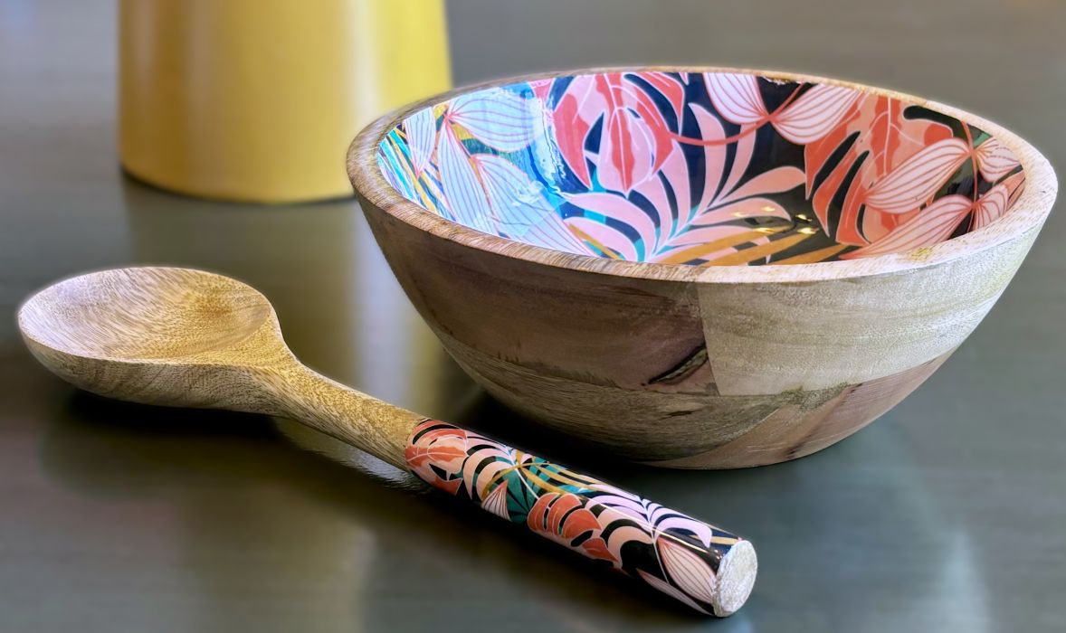Artisanal Serving Bowl Set - Tropical Exotica