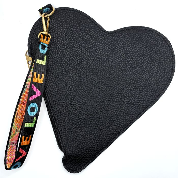 Pop Heart Clutch/Wristlet Bag