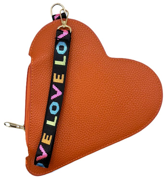 Pop Heart Clutch/Wristlet Bag