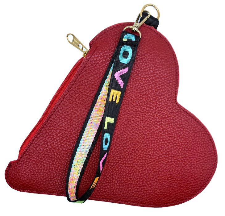 Pop Heart Clutch/Wristlet Bag