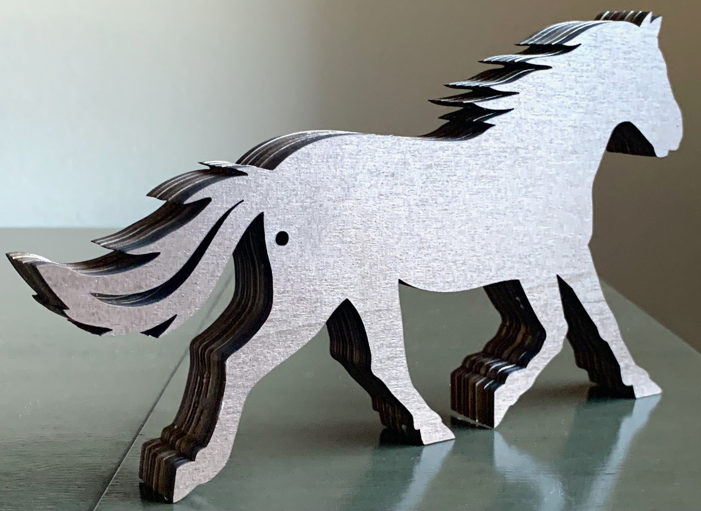 Running Horse Wood Diorama