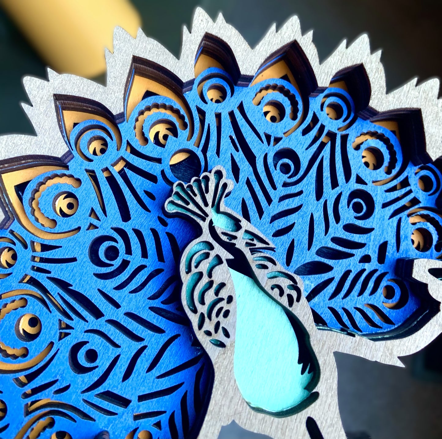 Peacock Wood Diorama