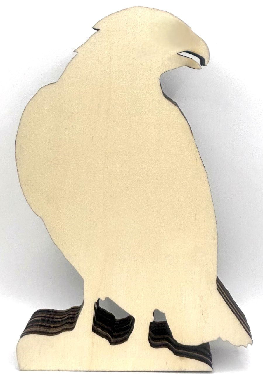 Standing Eagle Wood Diorama
