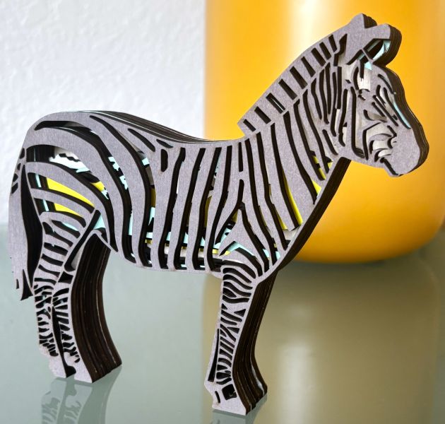 Zebra Wood Diorama