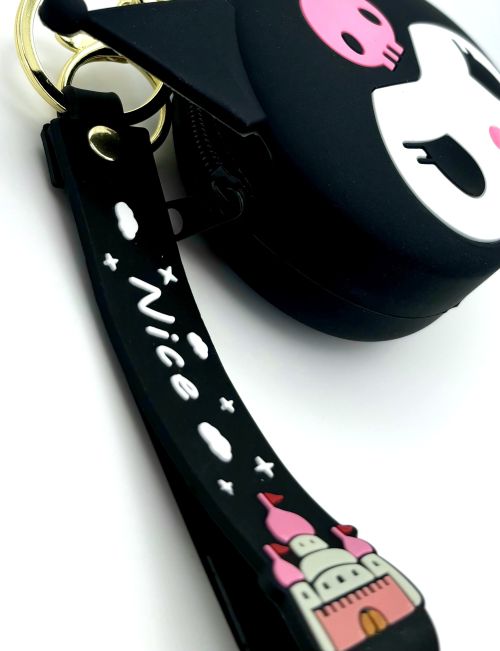 Hello Kitty & Friends Kuromi Wristlet Coin Purse/Keychain/Bag Charm