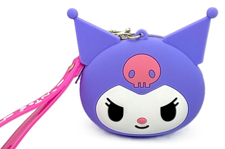 Hello Kitty & Friends Kuromi Wristlet Coin Purse/Keychain/Bag Charm
