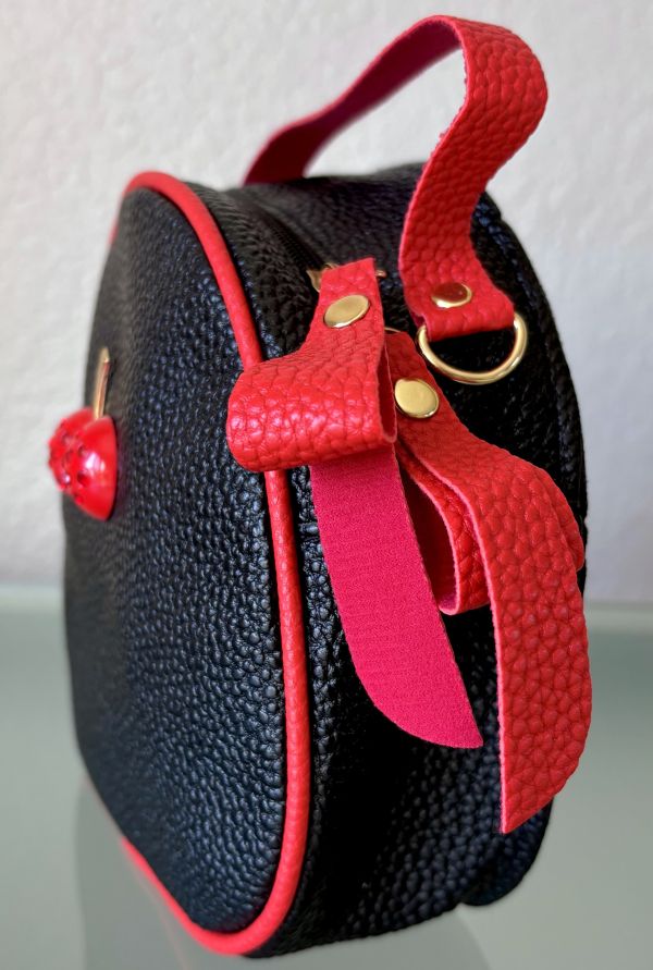 Jeweled Cherry Convertible Crossbody Bag