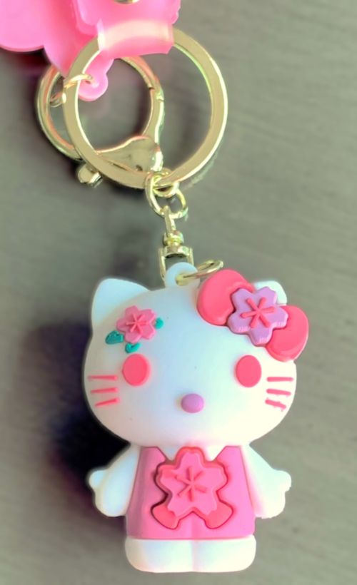 Hello Kitty & Friends 'Cherry Blossom' Figural Bag Charm/Keychain