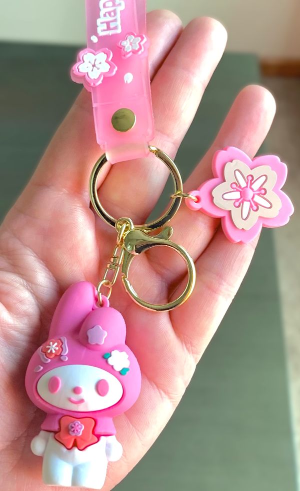 Hello Kitty & Friends 'Cherry Blossom' Figural Bag Charm/Keychain