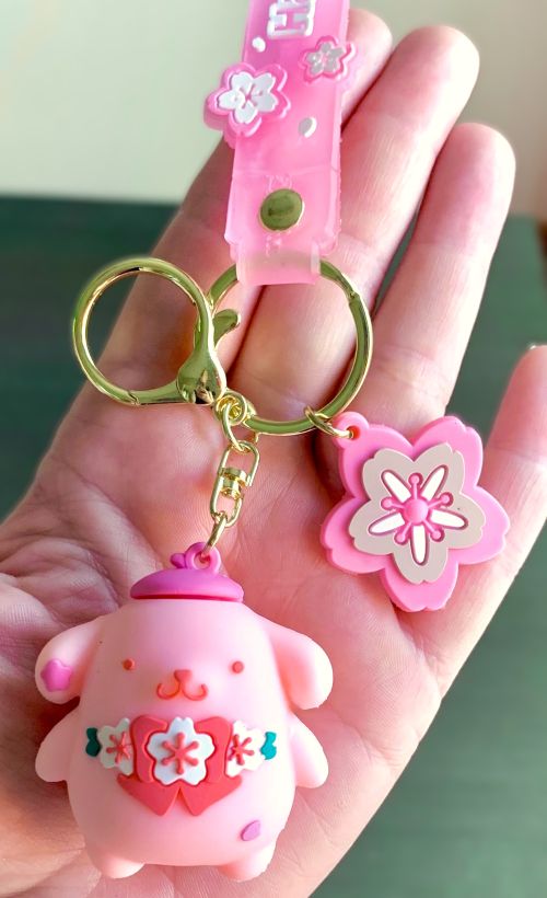 Hello Kitty & Friends 'Cherry Blossom' Figural Bag Charm/Keychain