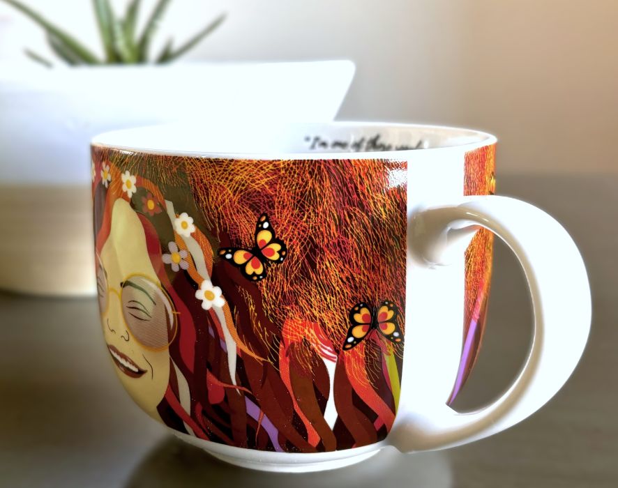 Janis Joplin Iconic Quote Mug