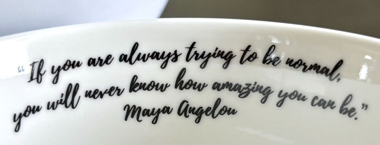 Maya Angelou Iconic Quote Mug