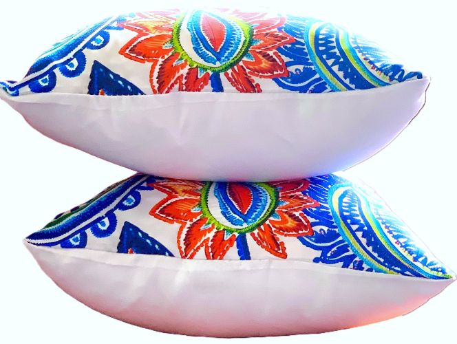 Set/2 Bohemian Paisley Outdoor Pillow Covers