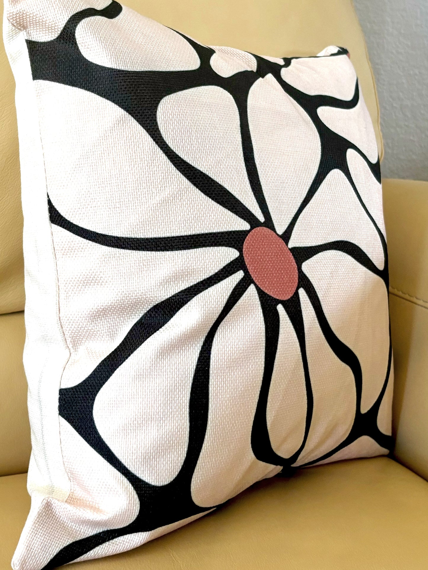 Set/2 Abstract Botanical Pillow Covers