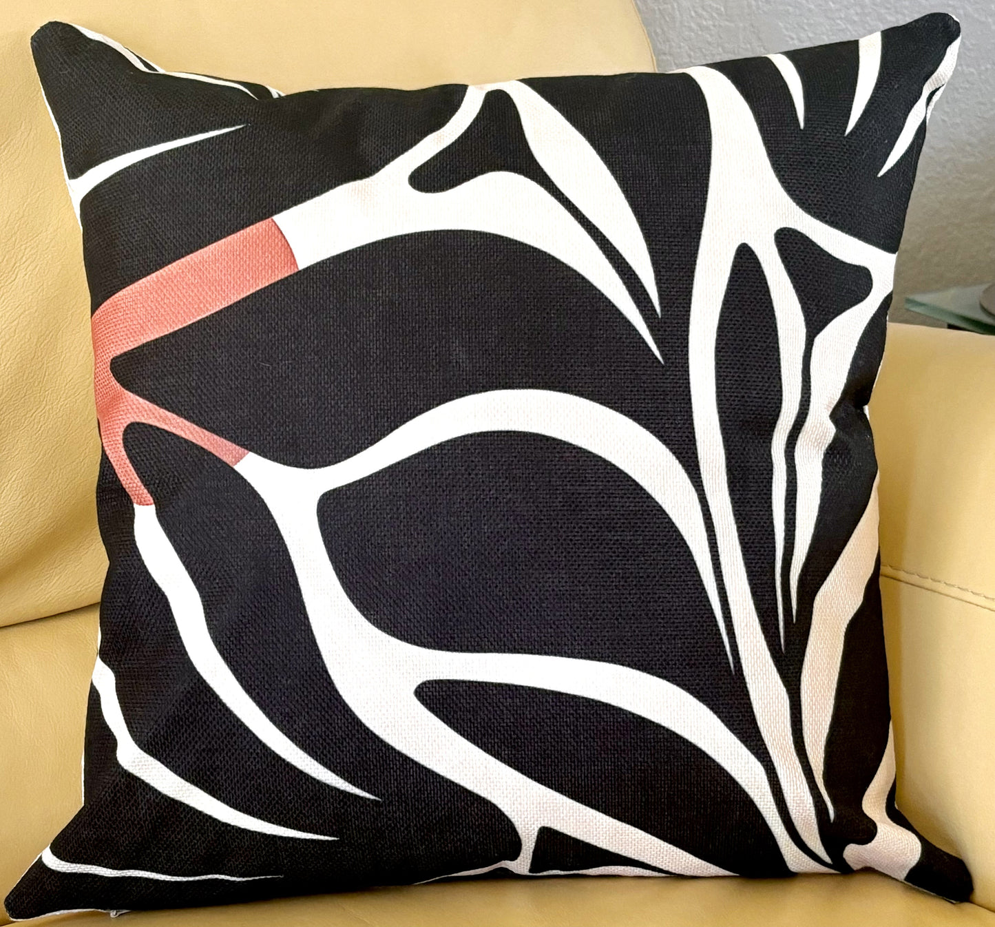 Set/2 Abstract Botanical Pillow Covers