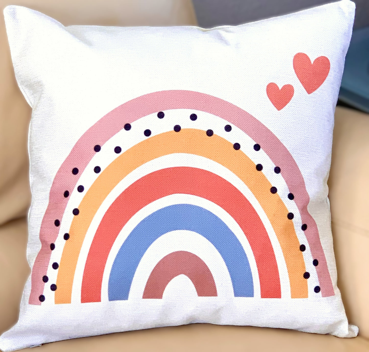 Whimsical Rainbow Pillow Covers
