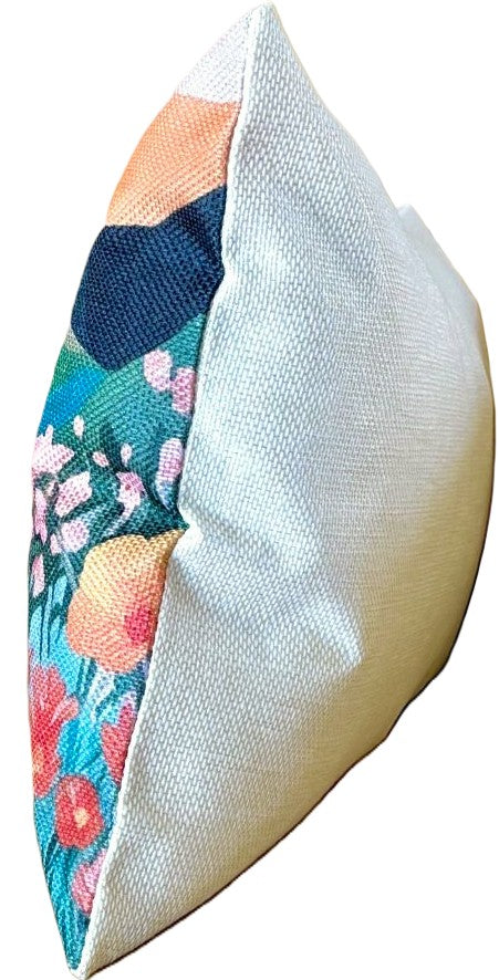 Boho Mountain Landscape Pillow Cover