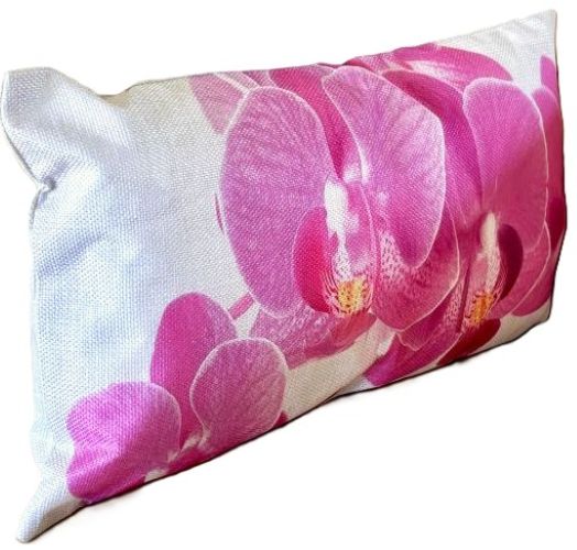 Pink Orchids Pillow Cover