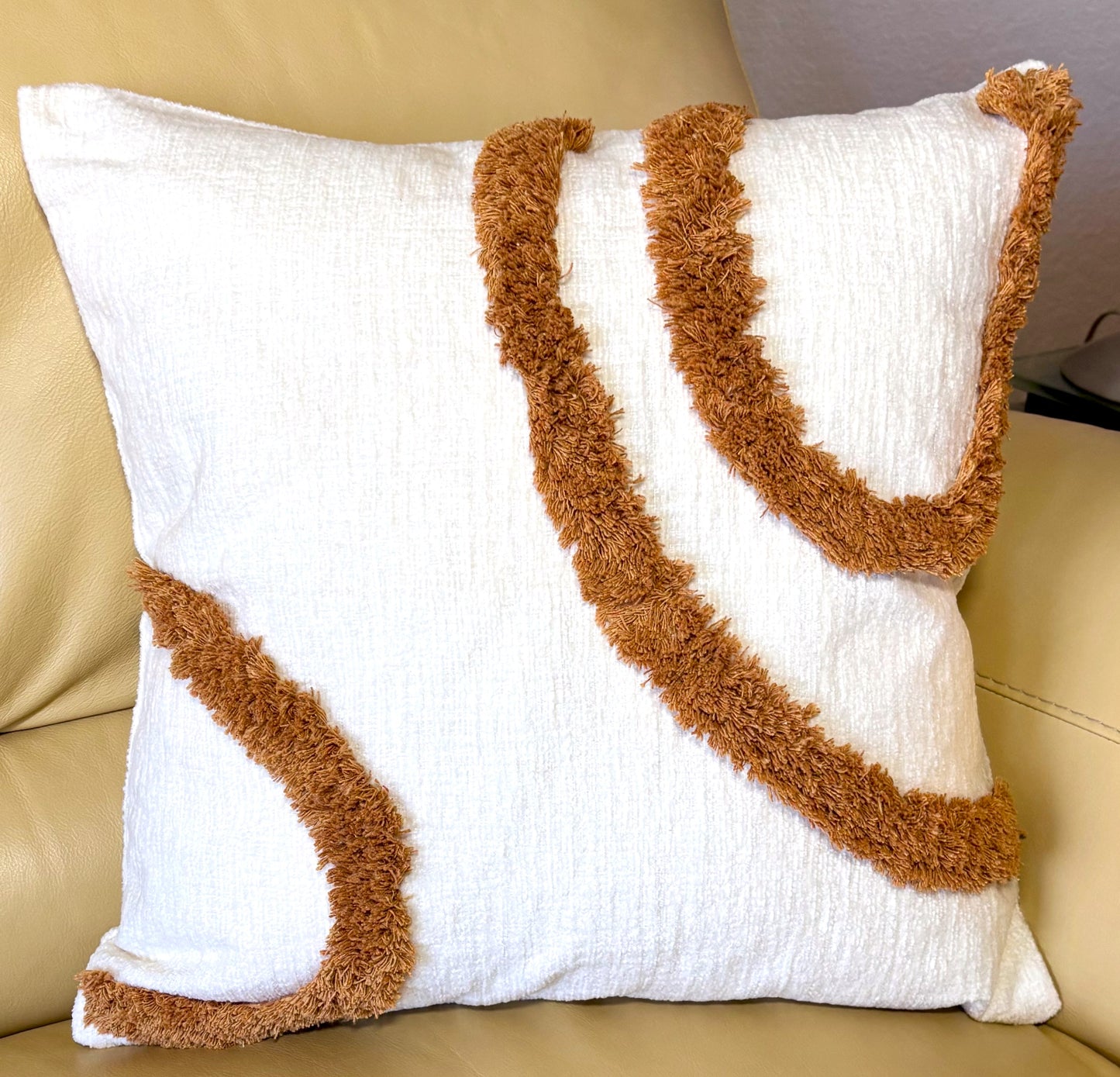 Modern Tufted Loop Pillow Cover