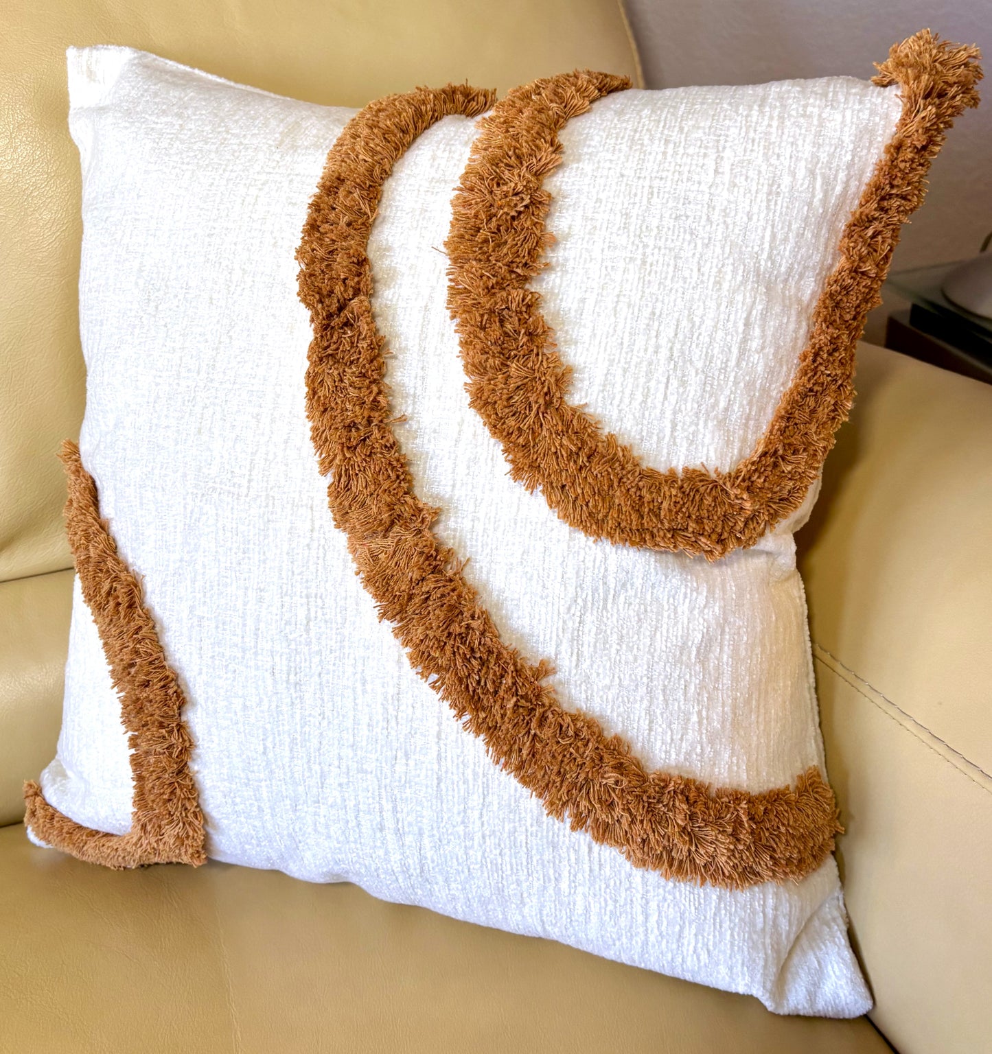 Modern Tufted Loop Pillow Cover