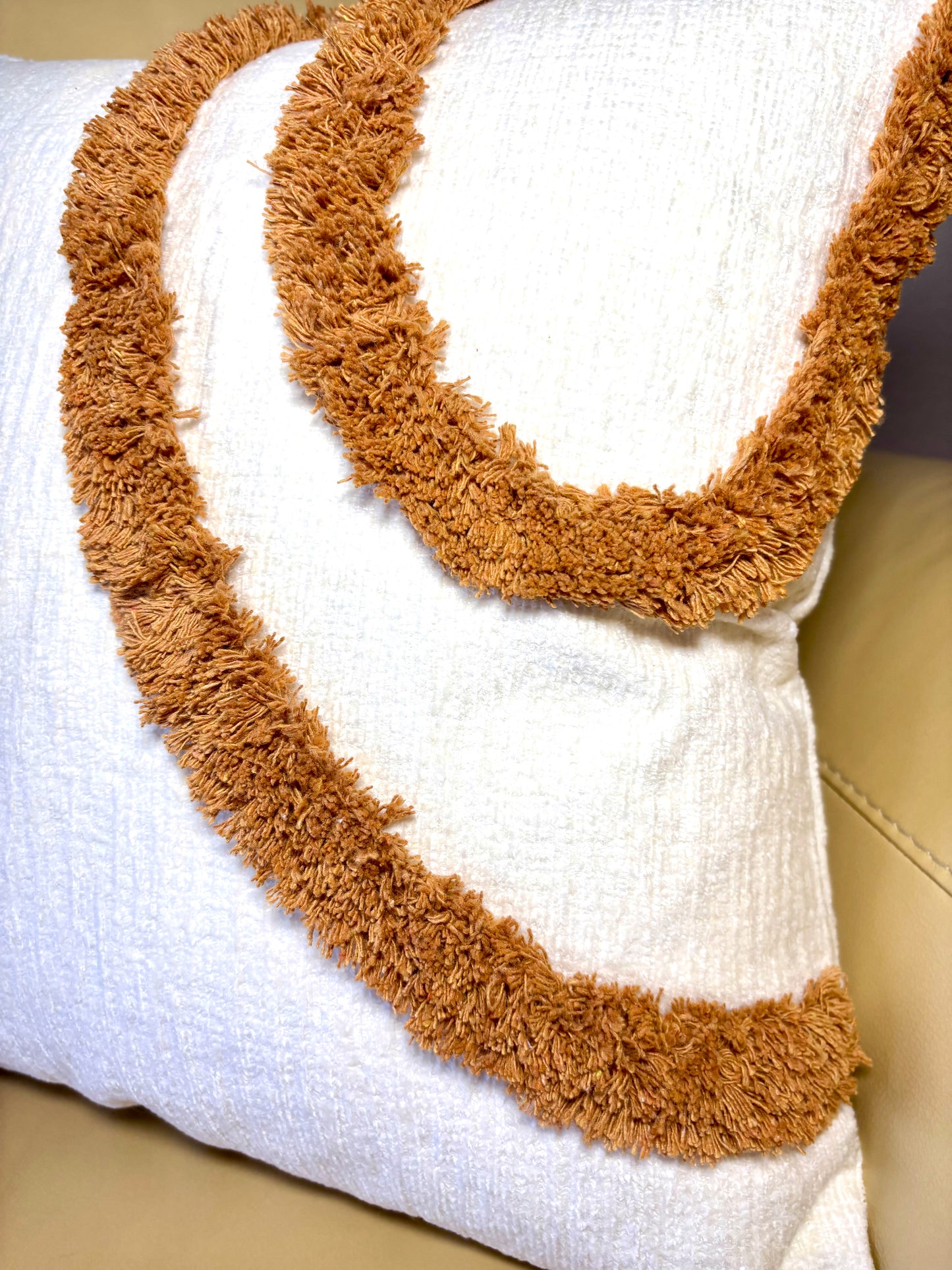 Modern Tufted Loop Pillow Cover