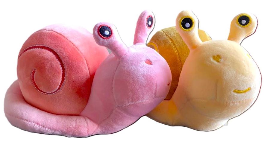 Soft n' Squishy Snail Plush (3 Colors)