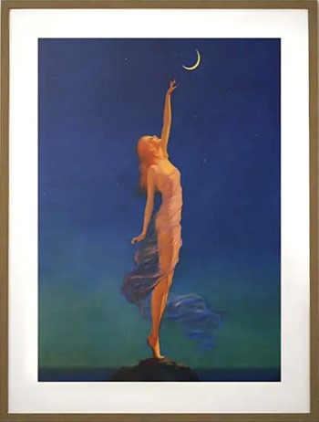 "Reaching for the Moon" Art Print