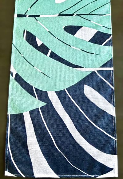 Abstract Monstera Table Runner
