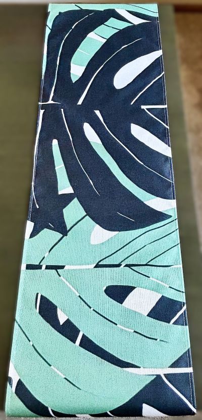 Abstract Monstera Table Runner