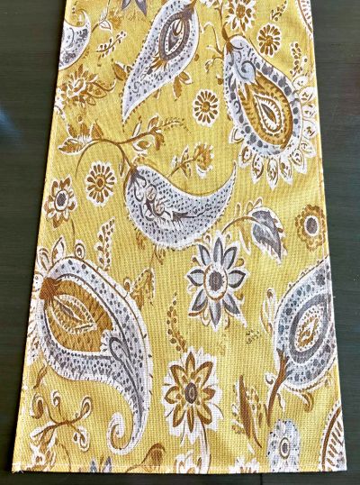 Rustic Paisley Table Runner