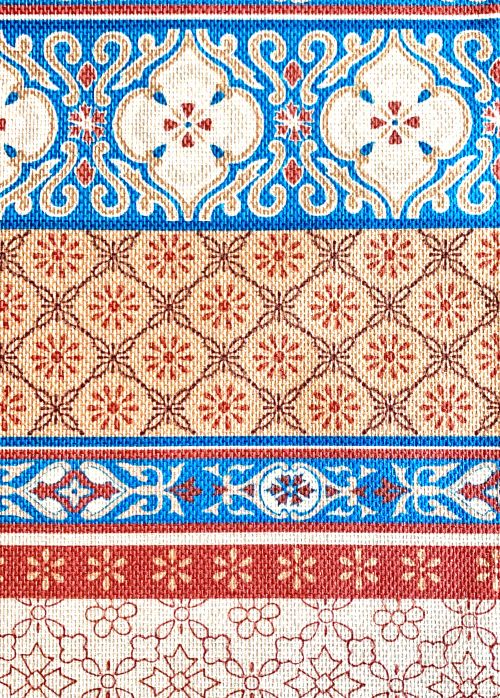 Earthy Bohemian Floral Table Runner