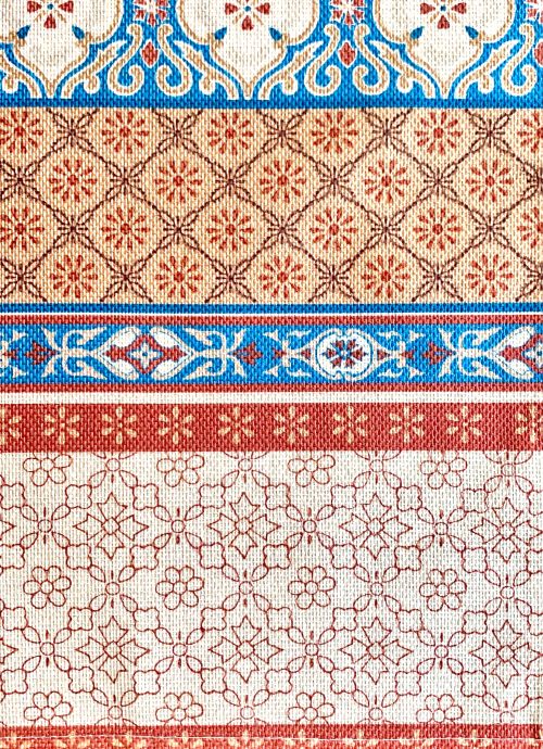 Earthy Bohemian Floral Table Runner