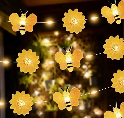 Daisies n' Bees LED Fairy Lights