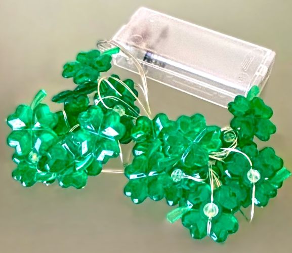Green Four-leaf Clover LED Fairy Lights