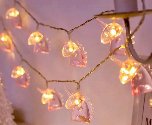 5' Magical Pink Unicorn String Lights