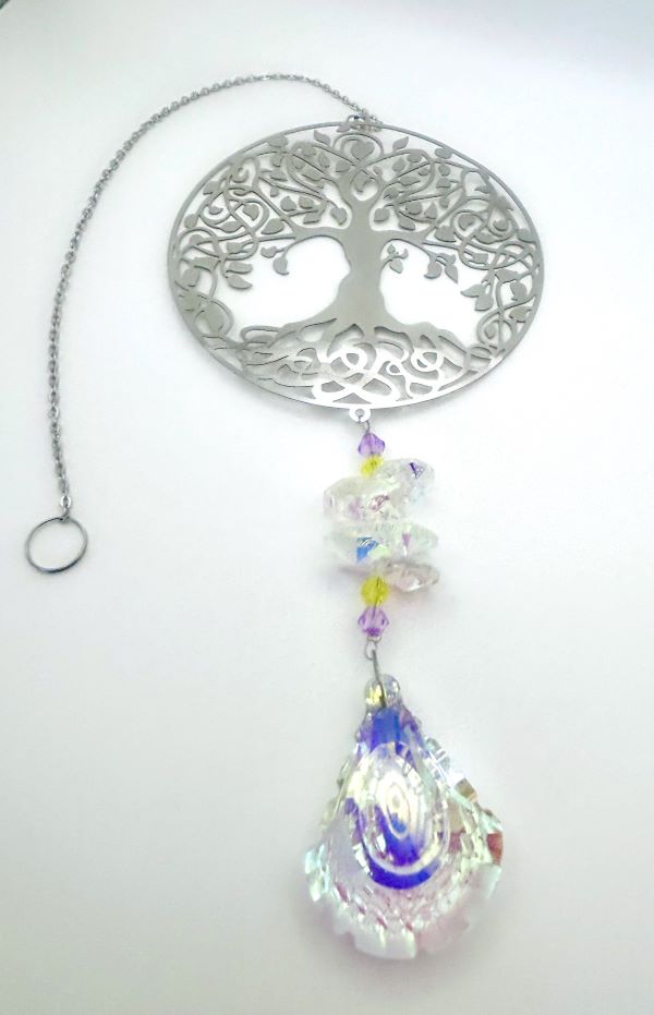 SIlver Tree of Life Sun Catcher
