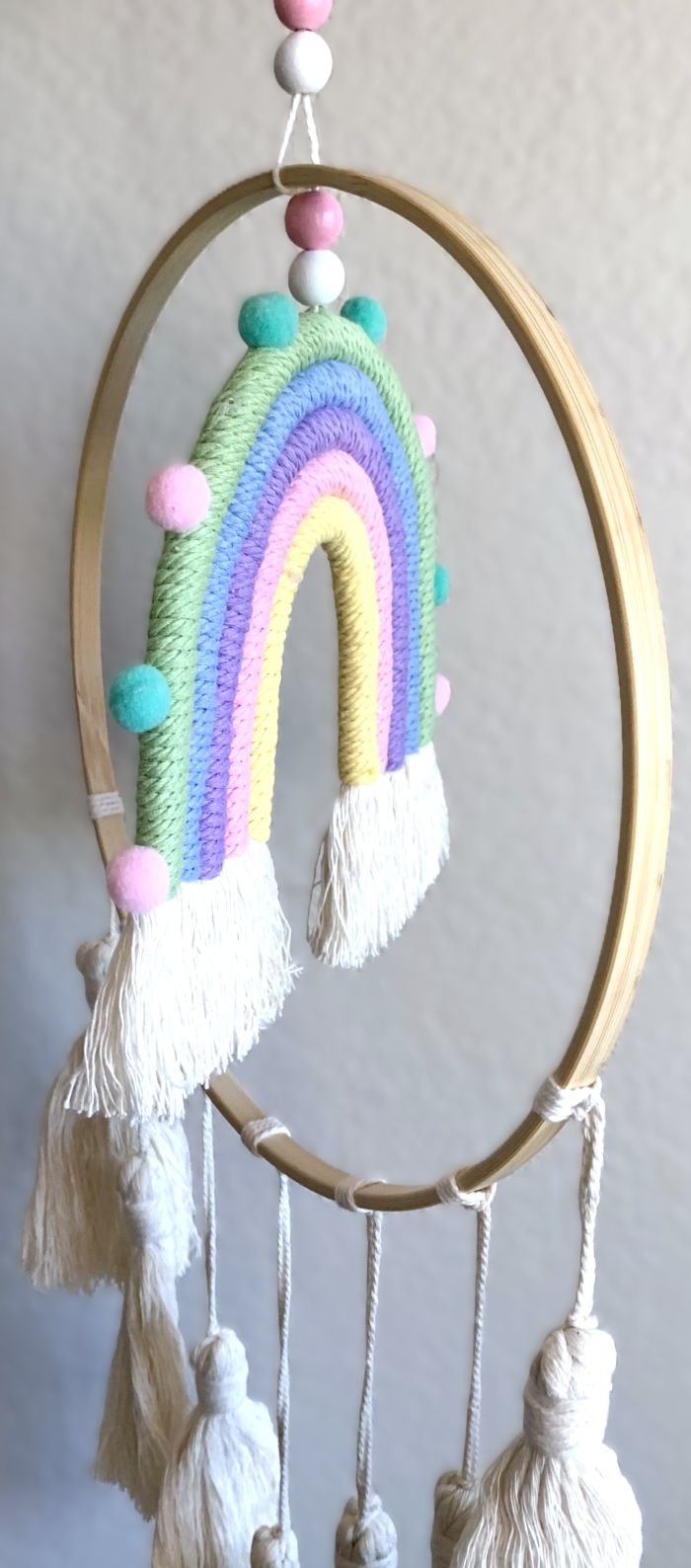 Moveable Pastel Rainbow Wall Hanging Mobile