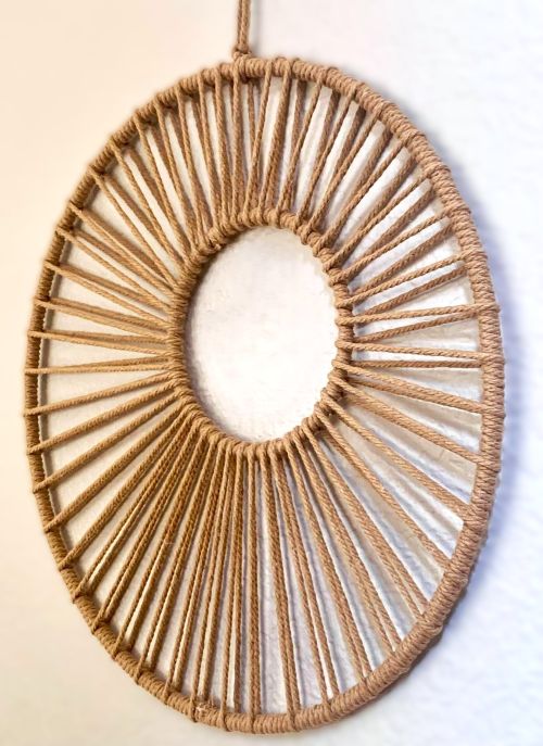 Double Loop Circle Wall Hanging