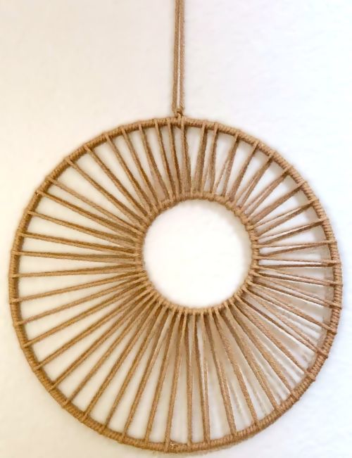Double Loop Circle Wall Hanging