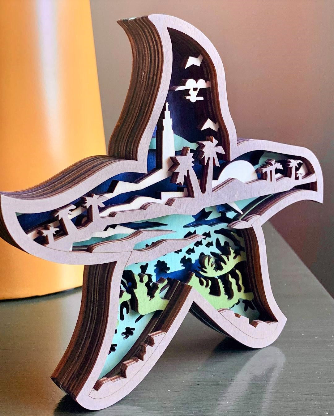 Starfish Wood Diorama