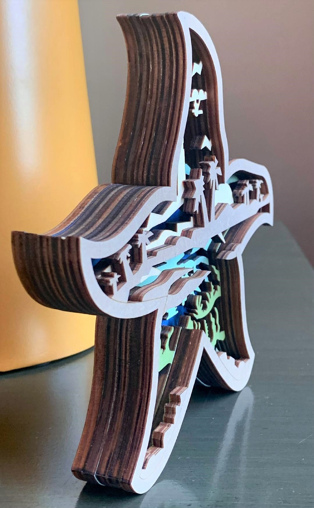Starfish Wood Diorama
