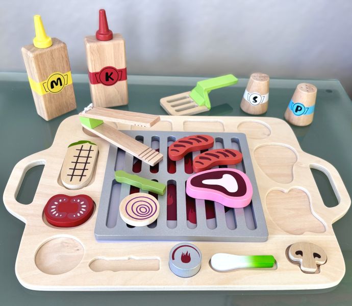 Barbecue "Grill Time" Wooden Toy Set