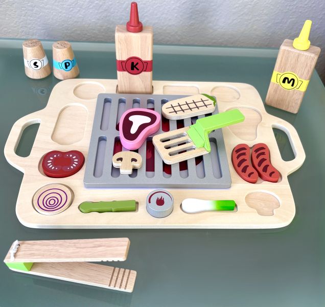 Barbecue "Grill Time" Wooden Toy Set