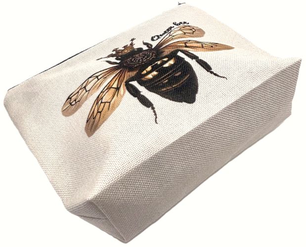 Crowned Queen Bee Zippered Pouch