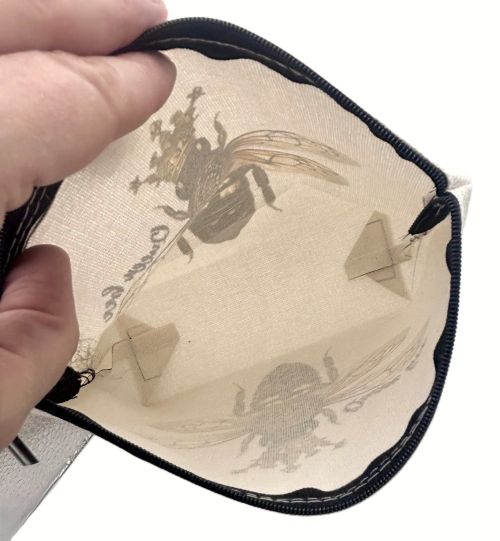 Crowned Queen Bee Zippered Pouch