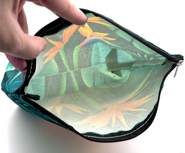 Bird of Paradise Zippered Pouch