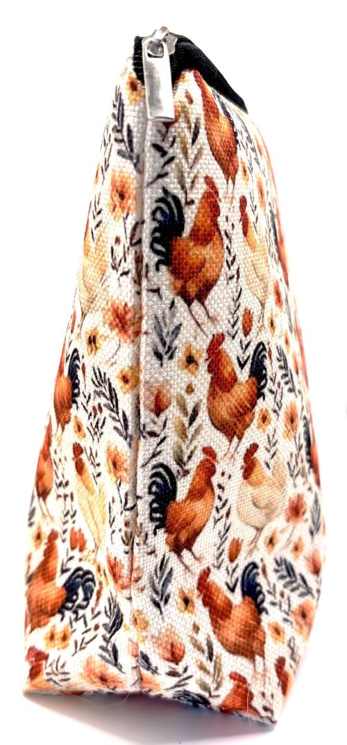 Country Chickens Zippered Pouch